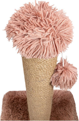 Krabpaal voor Katten Gloria 34 x 34 x 55 cm Roze
