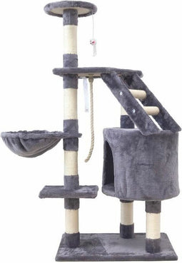 Krabpaal voor Katten Marie 40 x 55 x 120 cm Grijs