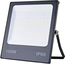 Krachtige LED Buitenstraatverlichting - 150W, IP66 Waterdicht, Energiezuinig, Aluminium, Witte Schijnwerper
