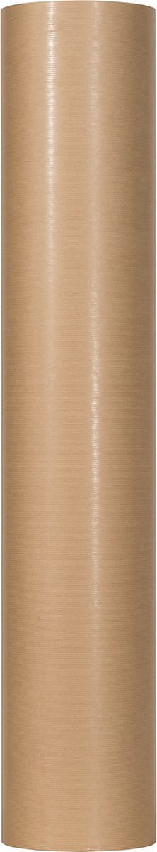 Kraftpapier op rol 100 cm x 222 meter 90 gram/m2 bruin