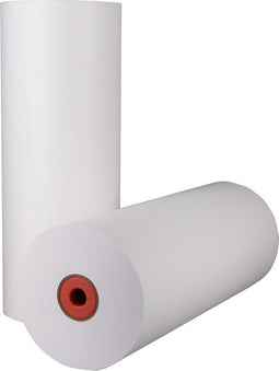 Kraftpapier op rol 30 cm x 400 meter 50 gram/m2 wit