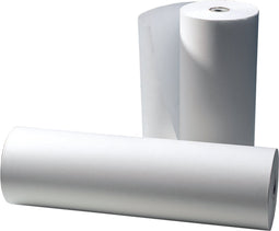 Kraftpapier op rol 50cm 45gram gebleekt wit kraft circa 440 mtr