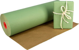 Kraftpapier op rol 59 cm x 400 meter 50 gram/m2 lichtgroen
