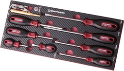 Kraftwerk 4903-09 - Schroevendraaierset 9-delig - S2 Staal & Carbon Look