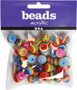 Kralen 50 Stuks Multicolor Acryllic
