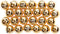 Kralen - Parels - Imitatie - Goud - Sieraden maken - Goudkleurige Kraaltjes - Diameter: 8mm - Gatgrootte: 1mm - Creotime - 50 stuks