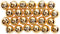 Kralen - Parels - Imitatie - Goud - Sieraden maken - Goudkleurige Kraaltjes - Diameter: 8mm - Gatgrootte: 1mm - Creotime - 50 stuks