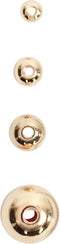 Kralen - Parels - Imitatie - Goud - Sieraden maken - Goudkleurige Kraaltjes - Diameter: 8mm - Gatgrootte: 1mm - Creotime - 50 stuks