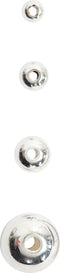 Kralen - Parels - Imitatie - Zilver - Sieraden maken - Zilverkleurige Kraaltjes - Diameter: 8mm - Gatgrootte: 1mm - Creotime - 50 stuks