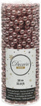 Kralenketting plastic 10 cm veloursroze