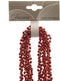 Kralenketting plastic diamant 270cm rood