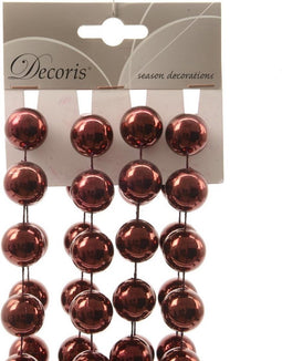 Kralenketting plastic xxl 20mmx270cm ossenbloed
