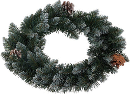Krans 40 cm 80 tips groen kerstversiering