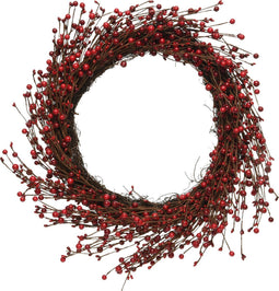 Krans foam d60cm rood