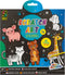 Kraskunst Stickers - Dieren, 6dlg.