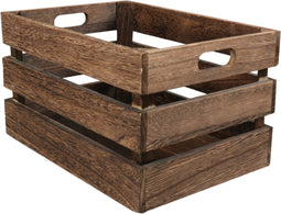 Krat - Hout - 31x22x18cm - bruin - 1 stuks