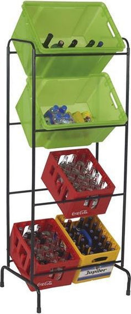 Krattenrek extra breed zwart - zwaar model