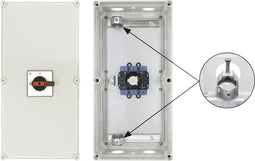 Kraus & Naimer KG160 T103/D-A066 STM Reparatieschakelaar Uitschakelbaar 1 x 90 ° Zwart 1 stuk(s)