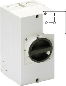 Kraus & Naimer KG64.T103/40.KL11V Reparatieschakelaar Uitschakelbaar 63 A 1 x 90 ° Zwart 1 stuk(s)