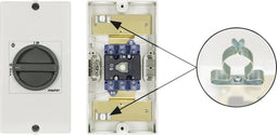 Kraus & Naimer KG80.T103/D-A061.KL71V Reparatieschakelaar Uitschakelbaar 1 x 90 ° Zwart 1 stuk(s)
