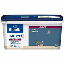 Ripolin Grondverf - Wanddecoratie Houtwerk Radiatoren - 2,5 L Blauw Fluweel