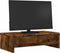 vidaXL - Monitorstandaard - met - lades - 50x27x15 - cm - hout - gerookt - eikenkleur