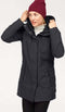 Jack Wolfskin Madison Avenue - Outdoorjas Dames - Waterdicht en ademend - Phantom - Maat XL