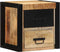 vidaXL - Nachtkastje - 40x35x40 - cm - massief - ruw - mangohout