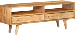 vidaXL - Tv-meubel - 110x30x41 - cm - massief - mangohout