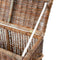 Riviera Maison Rattan Opbergkist met Deksel, Opbergmand - RR Cobbl Wharf Trunk S 60x30x70 - Rattan, Mahoniehout - Bruin