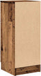 vidaXL - Dressoirs - 2 - st - 30x30x70 - cm - bewerkt - hout - oud - houtkleurig