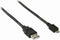 Nedis USB-Kabel - USB 2.0 - USB-A Male - USB Micro-B Male - 1 m - Zwart