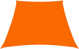 vidaXL - Zonnezeil - trapezium - 2/4x3 - m - oxford - stof - oranje