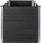 vidaXL - Plantenbak - verhoogd - 300x50x91 - cm - HKC - grijs