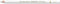 Krijtpotlood Koh-I-Noor gioconda 8812/3 medium wit | 12 stuks