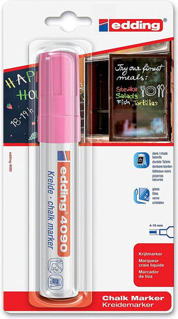 Krijtstift edding 4090 window blok 4-15mm neon rz | Blister a 1 stuk