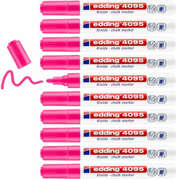 Krijtstift edding 4095 rond neon roze 2-3mm | Omdoos a 10 stuk | 10 stuks