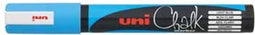 Krijtstift Uni-ball Chalk rond lichtblauw | 1 stuk