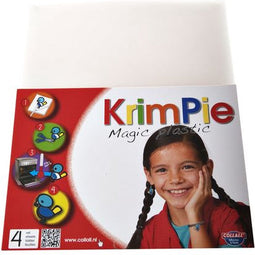 Krimpievel Collall Magic Plastic transparant set à 4 vel - 25 stuks