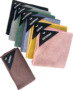 Klud microvezel vaatdoekjes set van 7 Multi color