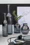 J-Line vaas Fles - glas - grijs - medium - 75 cm hoog