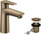 Hansgrohe Talis E - Wastafelkraan 110 - Trekwaste - Brushed bronze