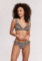 Shiwi BOBBY bikini set - Dierenprint met ruffles - toasted almond beige