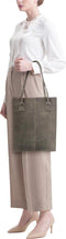 DSTRCT Portland Road - Suede Leren Shopper Anaconda Print - Grijs