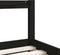vidaXL - Kinderbedframe - met - lades - 80x160 - cm - massief - grenenhout - zwart