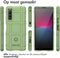 iMoshion Hoesje Geschikt voor Sony Xperia 10 V Hoesje Siliconen - iMoshion Rugged Shield Backcover - Groen