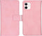 iMoshion Hoesje Geschikt voor iPhone 12 Mini Hoesje Met Pasjeshouder - iMoshion Luxe Bookcase - Roze