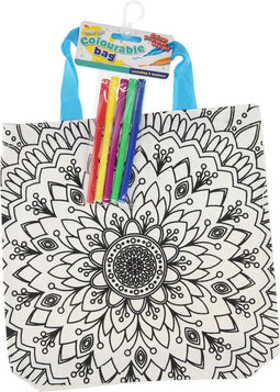 Free And Easy Kleur Je Eigen Tas "bloem" 6-delig