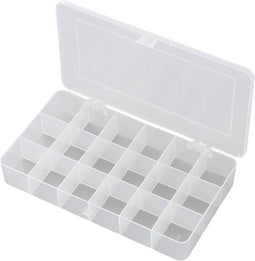 TRU COMPONENTS E-107 Assortimentsdoos (l x b x h) 210 x 112 x 30 mm Aantal vakken: 18 Vaste onderverdeling 1 stuk(s)