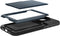 Spigen Slim Armor CS - Back Cover - Valbescherming met opbergvak - Grijs